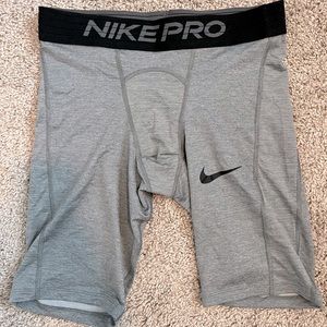 Grey Men’s Nike Pro Compression Shorts